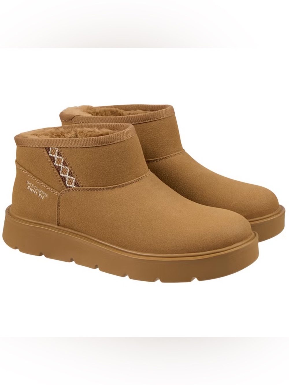 Skechers Women's Swift Fit Boot, Taupe, Size 7 - NWT